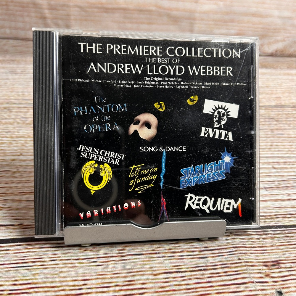 Andrew Lloyd Webber The Premiere Collection Best of CD Phantom Evita Cats 1988